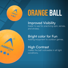 Table Tennis Ball 3star-Abs Material Professional Practice Tournament