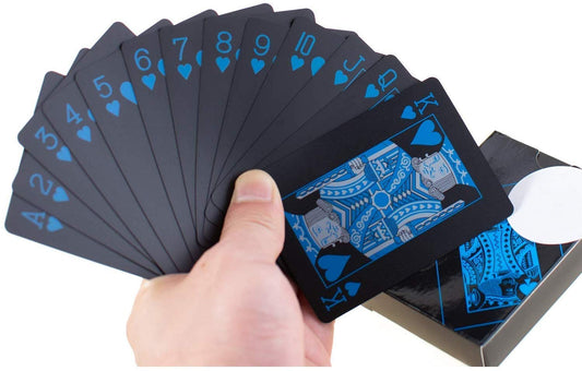 Poker Playing Cards Black Waterproof