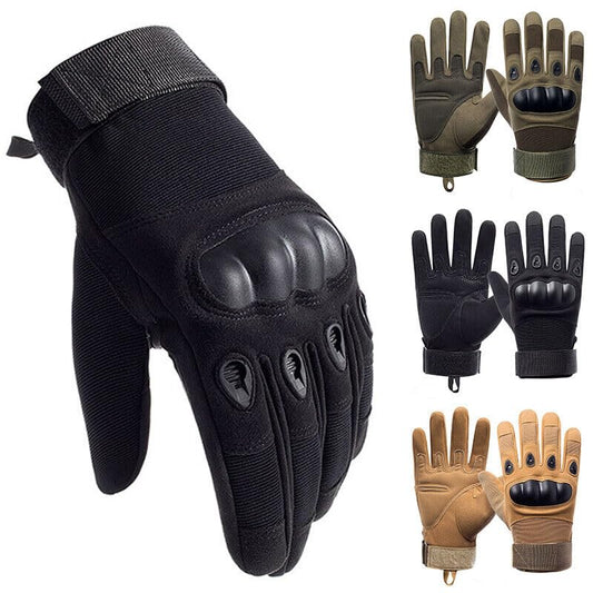 biker hand gloves for winter rider kjnuckle protection full finger