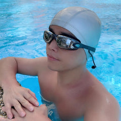 Kids PU Swimming Cap | Lightweight & Comfortable | Waterproof Swim Cap for Boys & Girls