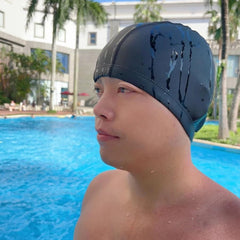 Kids PU Swimming Cap | Lightweight & Comfortable | Waterproof Swim Cap for Boys & Girls