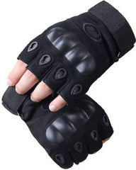 bike riding half finger tactical army biker gloves