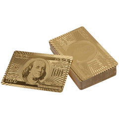 Golden Waterproof Poker Playing Cards India | Arrowmax