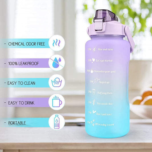 Sipper Bottle Big Size -Motivational Time Marker-2 L