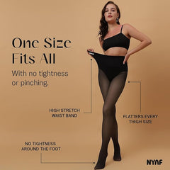 High waist stretchable thermal leggings for women winter season