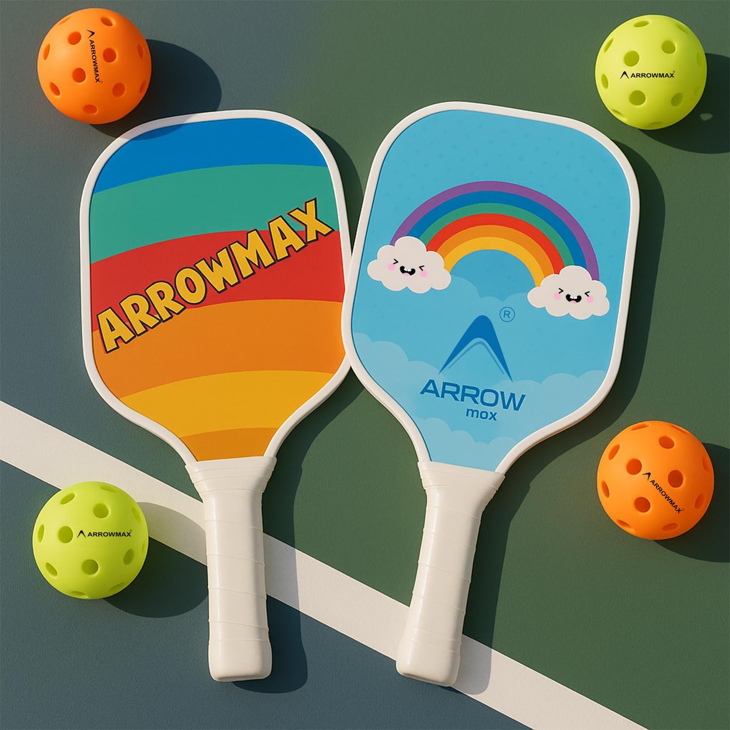 pickleball paddle set for kids racket boys girls junior pickle ball