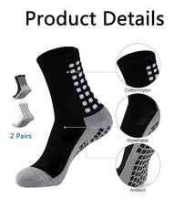 Anti skid grip socks – breathable cotton ankle socks for men for all sports use