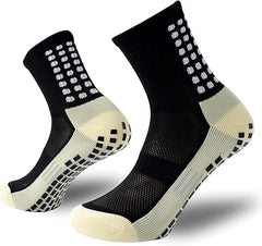 Comfortable men’s sports socks – grip design for better traction in gym, cricket, and football