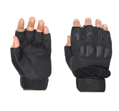 Half Finger Tactical Bike Riding Gloves – Durable, Breathable MTB & Road Riding Gloves with Padded Protection