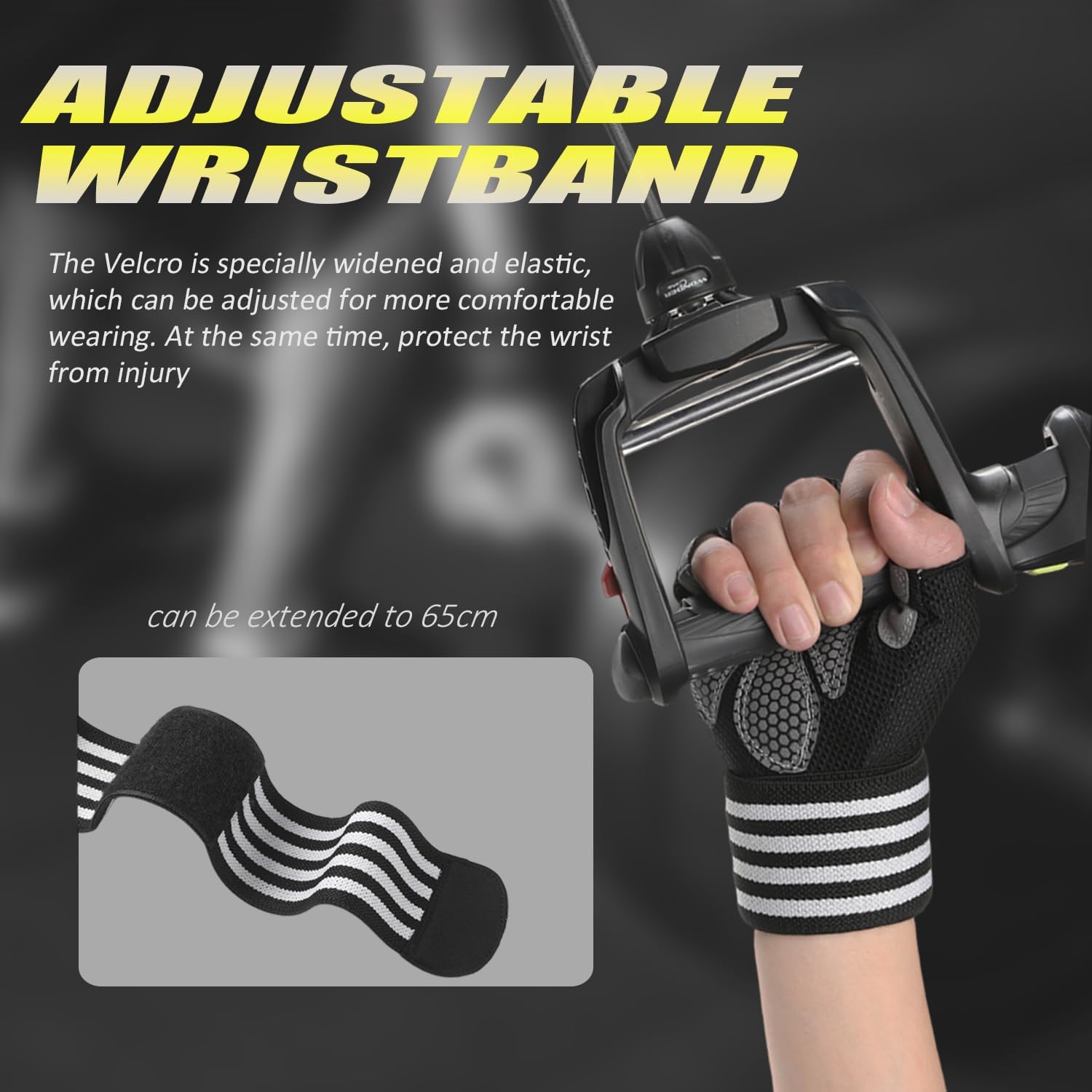 Anti-slip padded gym gloves for heavy lifting and workouts