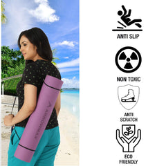 TPE Anti‑Slip Yoga Mat – Eco‑Friendly & Superior Grip for Yoga in India-6mm