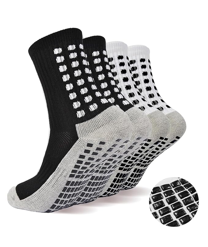 grip socks ankle sports men shocks football cricket badminton pickleball soks