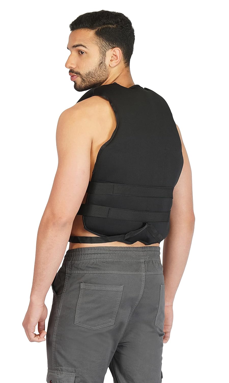 adult jet skiing with life jacket high buoyancy safety vest water sports