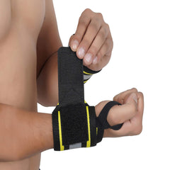 ArrowMax Gym Wrist Support with Thumb Loop – Adjustable & Anti-Slip