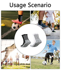 football grip socks men boys cricket cotton sports