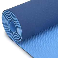 TPE Anti‑Slip Yoga Mat – Eco‑Friendly & Superior Grip for Yoga in India-6mm