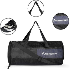 ARROWMAX Gym Duffel Bag with Shoe Compartment