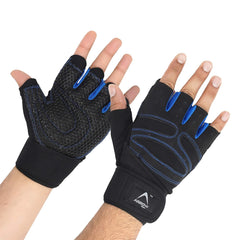 Gym Gloves India – Unisex Gel-Pad Gloves with Wrist Support-Spider Gel Max