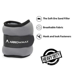 Premium Adjustable Ankle & Wrist Weights for Home Workout, Walking & Gym Training Physiotherapy