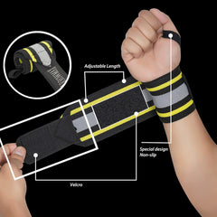 Weight Lifting Wrist Support – Adjustable Support for Weightlifting & Cross-Training