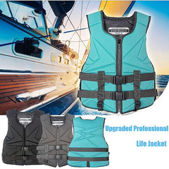 Adult Life Jacket for Swimming,Rafting,Boating & Water Sports | Adjustable Safety Life Vest for Men & Women