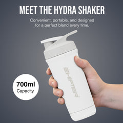 Steel Gym Shaker Bottle-High Grade Metal Protein Shaker Pro