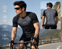 men swimwear cycling tshirt sports inner wear compression