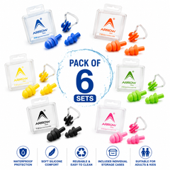 earplugs for swimming set nose plug travel air flight silicone soft