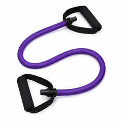 Heavy Resistance Toning Tube with Foam Handles | Strength Training Resistance Band for Full Body Workout