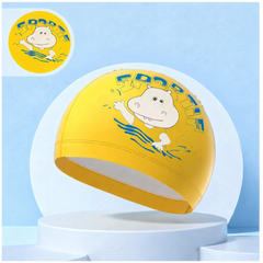 swimming cap for kids boys girls PU material comfortable