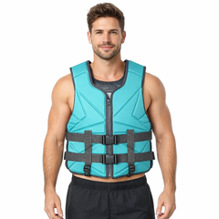 Safety life jacket for kayaking and rafting