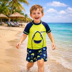 Kids' 2-Piece Swim Set – Stretchable, Quick-Dry & UV Protective