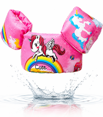 kids unicorn swimming arm band jacket