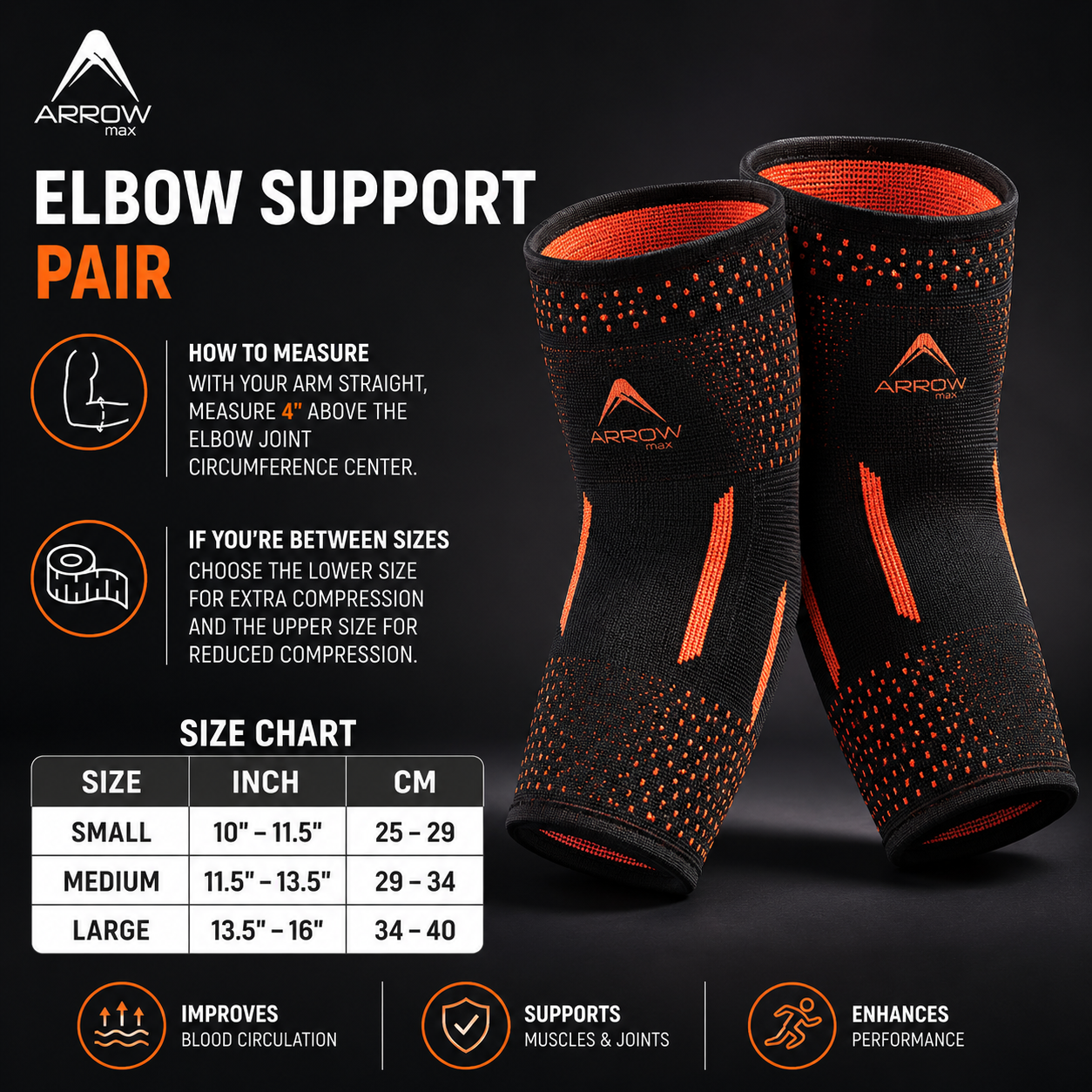 sports elbow support compression sleeve for running fitness exercise and outdoor activities