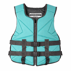Adult Life Jacket for Water Sports | High Buoyancy Safety Vest for Rafting, Kayaking, Boating & Jet Skiing | Adjustable With Zipper, Lightweight & Durable | Unisex
