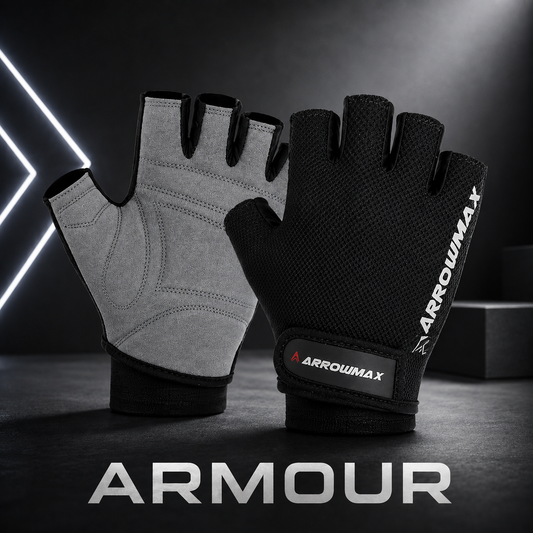 Gym Gloves India – Unisex Workout Gloves with Padded Grip & Wrist Support -ArmourX
