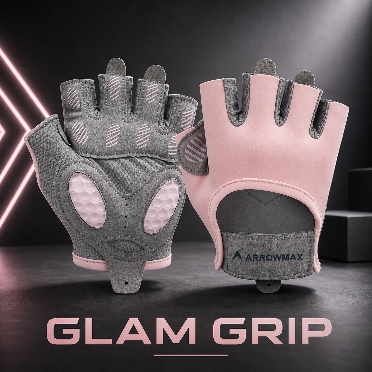 gym gloves women pink hand protection workout