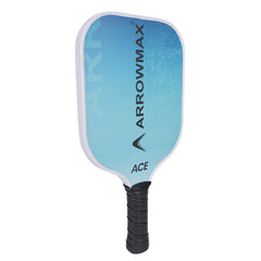 Pickleball Paddle Carbon Fibre Wider Frame Set With 4pc 40H Outdoor Balls & Full Zipper Bag- Color of ball may vary