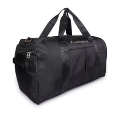 travel duffle bag with compartments black