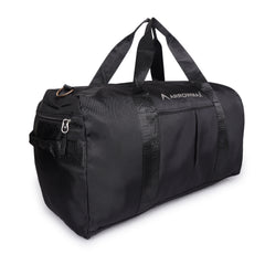 travel duffle bag with compartments black