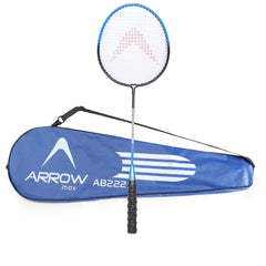 Steel Badminton Racket Set of 2 with Full Padded Cover – for Kids & Adults AB-222