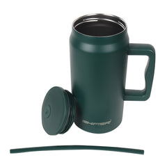 Stainless Steel Sipper With Straw Double Insulated Bottle For Women Men Home Office Tumbler