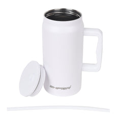 Stainless Steel Sipper With Straw Double Insulated Bottle For Women Men Home Office Tumbler