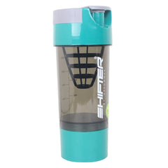 Gym Shaker Bottle with Mixing Ball & Storage Compartment | Protein Shaker Bottle for Gym, Fitness & Sports