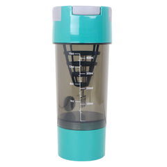 Gym Shaker Bottle with Mixing Ball & Storage Compartment | Protein Shaker Bottle for Gym, Fitness & Sports