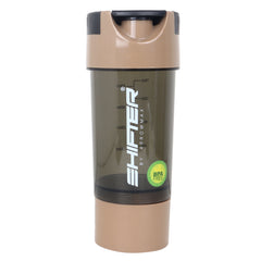 Gym Shaker Bottle with Mixing Ball & Storage Compartment | Protein Shaker Bottle for Gym, Fitness & Sports