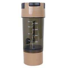 Gym Shaker Bottle with Mixing Ball & Storage Compartment | Protein Shaker Bottle for Gym, Fitness & Sports