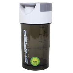 Gym Shaker Bottle with Mixing Ball & Storage Compartment | Protein Shaker Bottle for Gym, Fitness & Sports