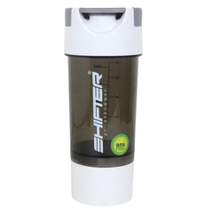 Gym Shaker Bottle with Mixing Ball & Storage Compartment | Protein Shaker Bottle for Gym, Fitness & Sports