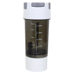 Gym Shaker Bottle with Mixing Ball & Storage Compartment | Protein Shaker Bottle for Gym, Fitness & Sports